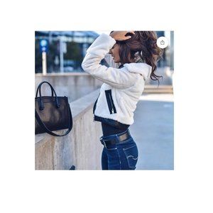 Faux Fur Bomber Jacket